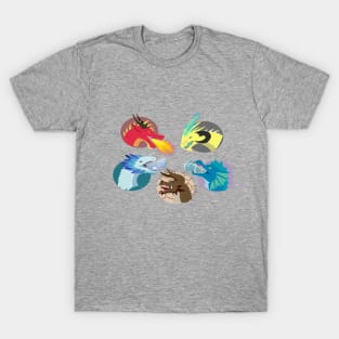 Dragon Elements Sub Badges T-Shirt